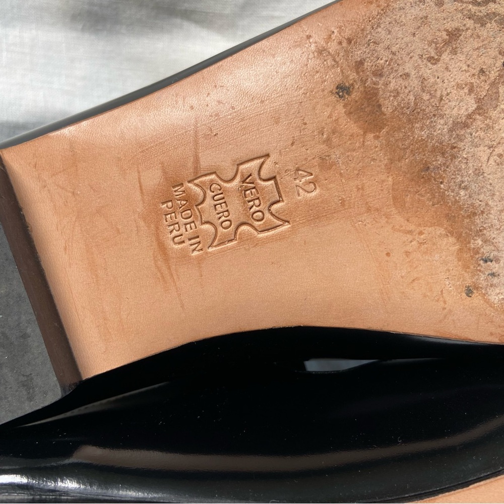 Caron Callahan Alfie Flat In Patent Leather - Picture 8 of 9